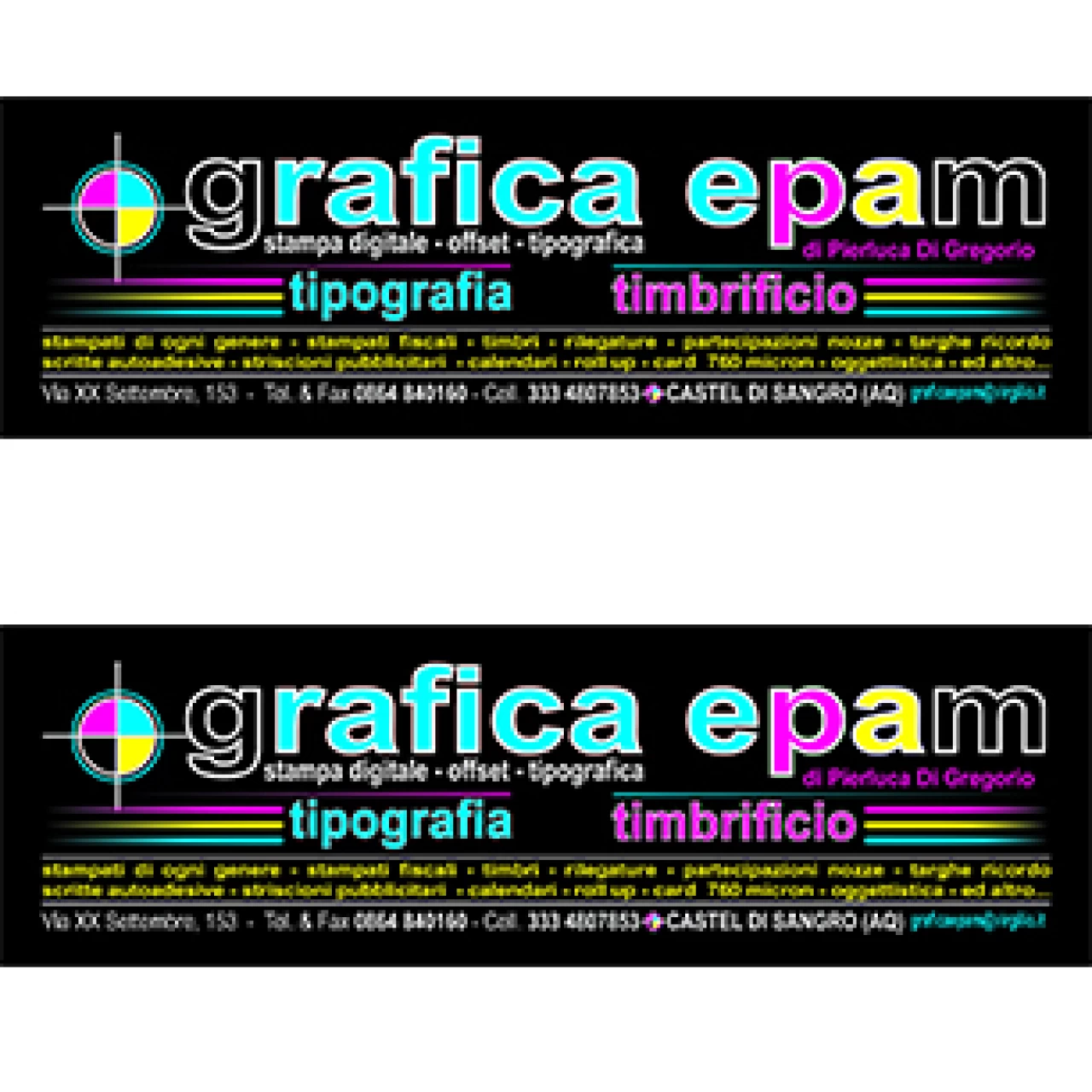 Banner Grafica Epam 306 per 306 pixel